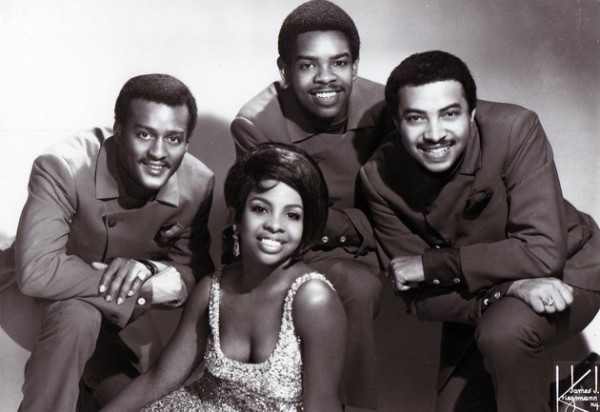 UNSPECIFIED - JANUARY 01: Photo of Gladys KNIGHT & The Pips and Gladys KNIGHT and Edward PATTEN and Bubba KNIGHT and William GUEST; Posed studio group portrait L-R Edward Patten, Gladys Knight, Bubba Knight and William Guest (Photo by Gilles Petard/Redferns)